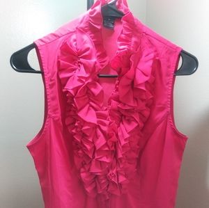 Ruffle collar tank